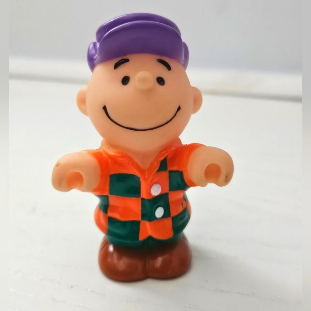 Vintage 1966 Peanuts Charlie Brown PVC Toy Figure ~‎ United Feature Syndicates